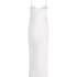 Slipdress Long Satin, White