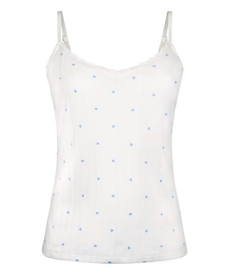 Cami lace top, Blue