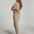 Teddy Fleece Top, Brown