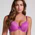Marine Padded Push-Up Underwired Bra, Purple