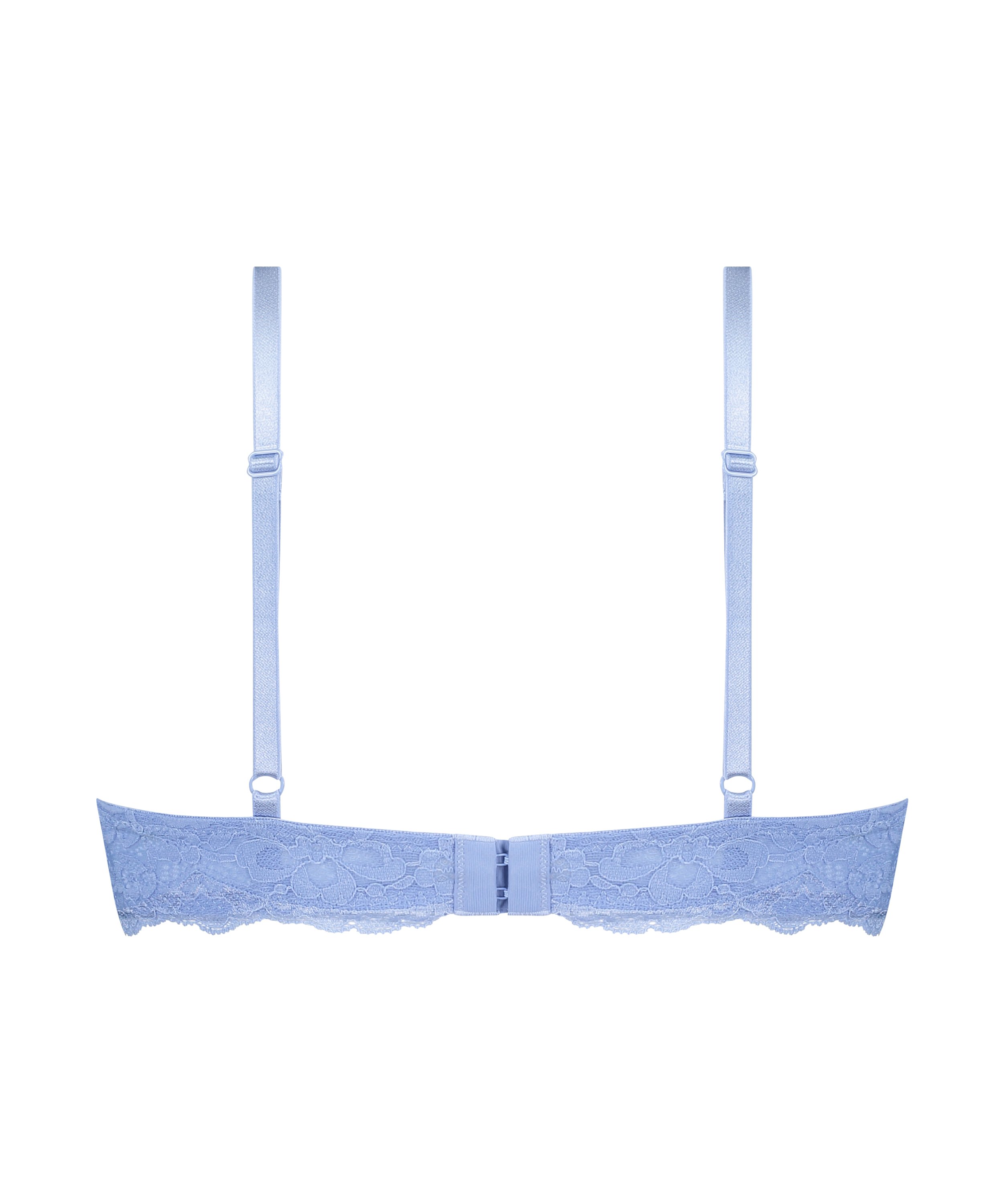 Marine Padded Underwired Bra, Blue, main