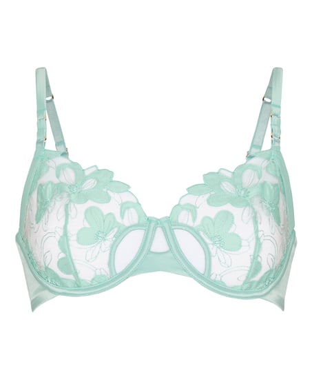 Non-Padded Underwired Bra Beatrice, Green