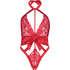 Lust Open Crotch Body, Red