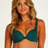 Luxe padded push-up bikini top Cup A - E, Green