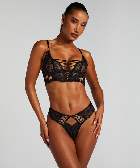 Loretta Bralette, Black