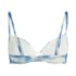 Non Padded Underwired Bikini Top Lagoa, Blue