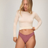 Multipack Cotton Thong, Purple