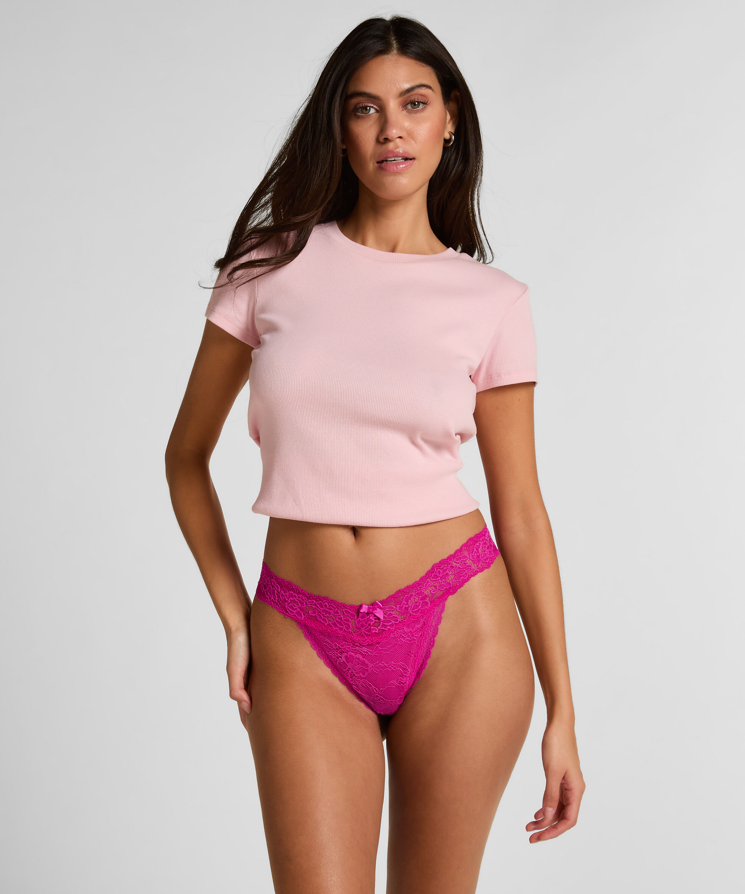 Madison Extra Low Thong, Pink