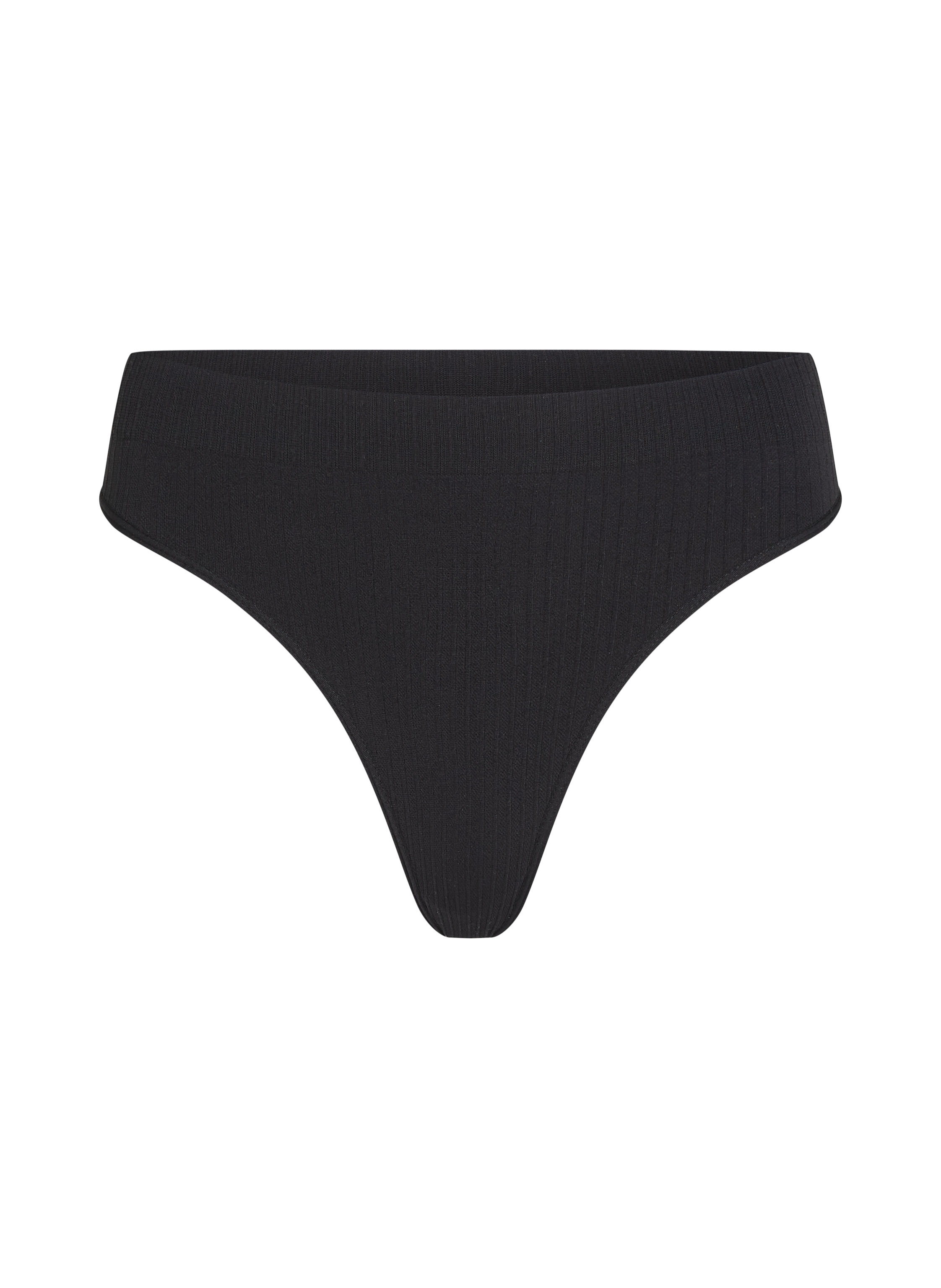 Dianne High Leg Thong, Black, main