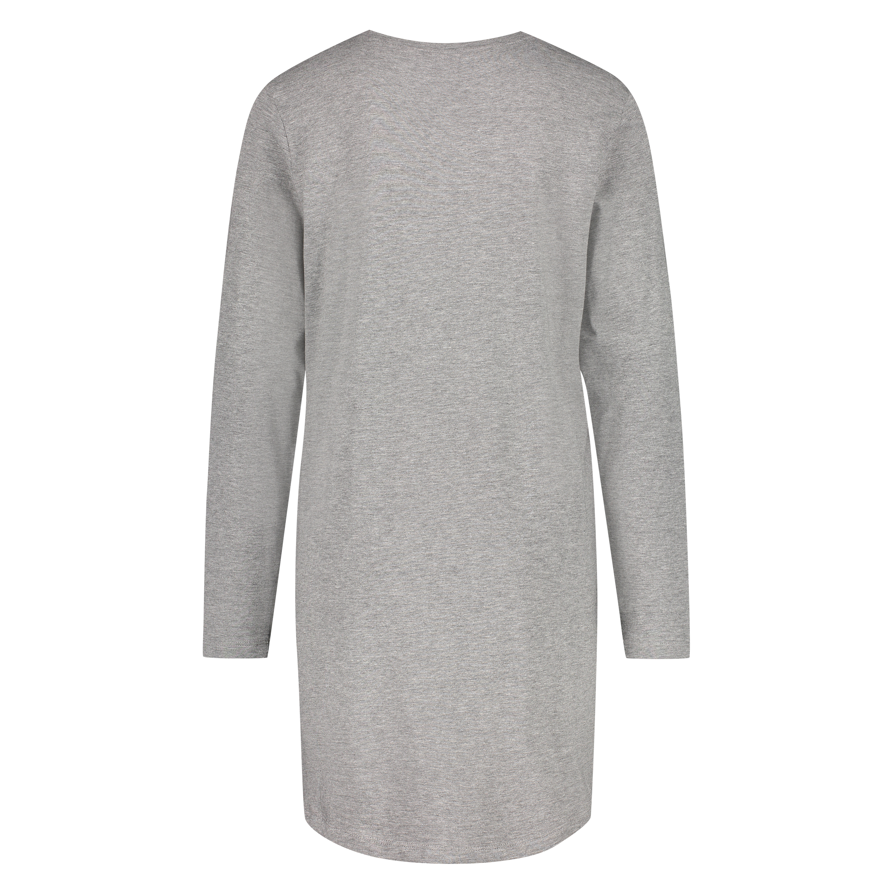 Round Neck Nightshirt, Gray, main