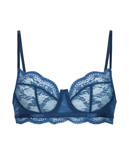 Isabelle Non-Padded Underwired Bra, Blue
