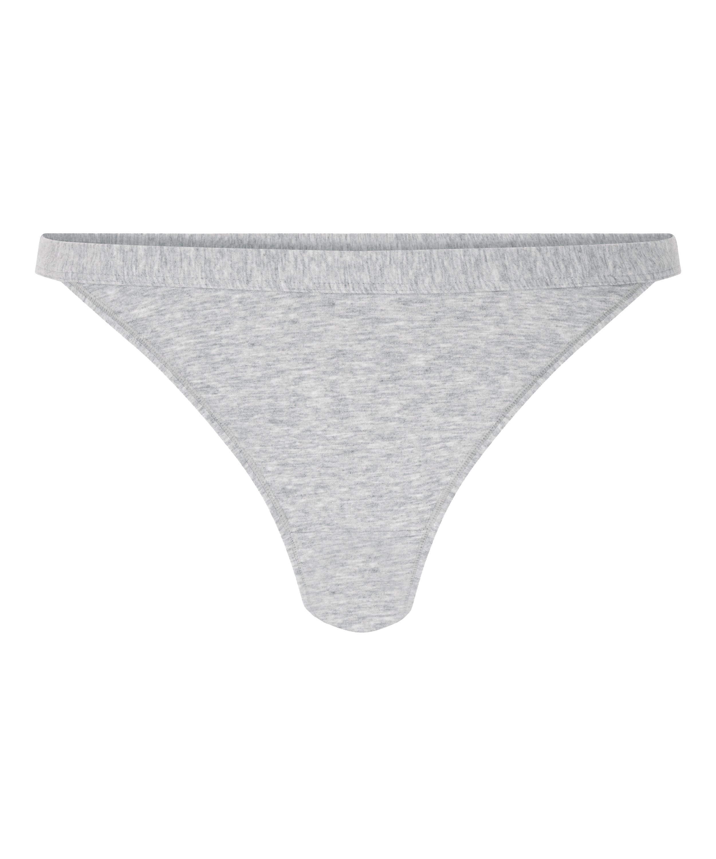 Cotton Thong, Gray, main
