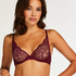 Isabelle Non-Padded Underwired Bra, Purple
