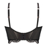 Jamie Non-Padded Underwired Longline Bra, Black