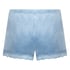 Velvet lace shorts, Blue