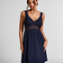 Nora Lace Slip Dress, Blue