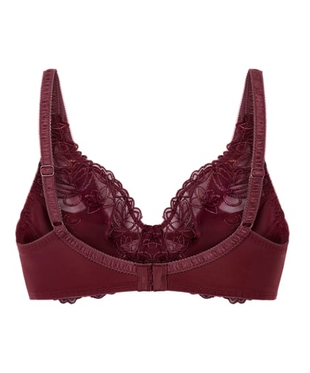 Diva Non-Padded Underwired Bra, Red