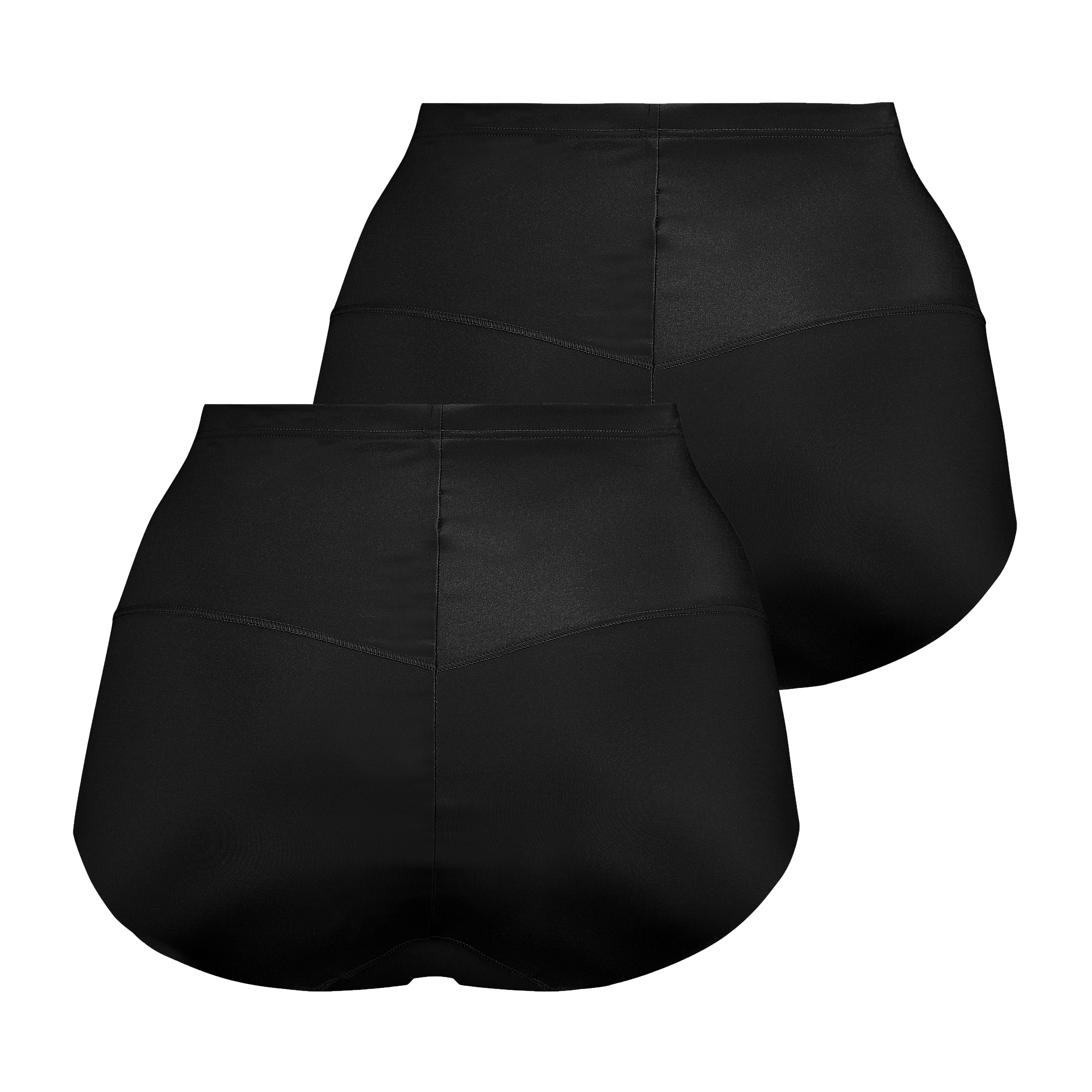 2-Pack Smoothing shaping brief - Level 1, Black, main