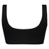 Seamless Crop Top, Black