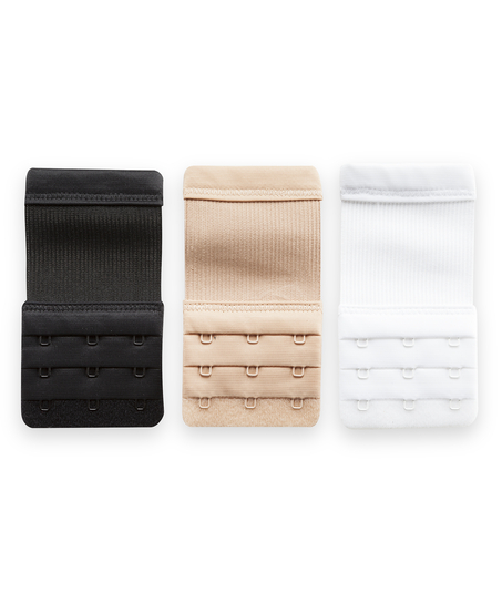 3-Pack Bra Extenders, White