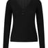 Henley Pyjama Top, Black