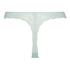 Lace Back Invisible Thong, Green