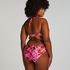 Floral Bikini Top Cup E +, Pink
