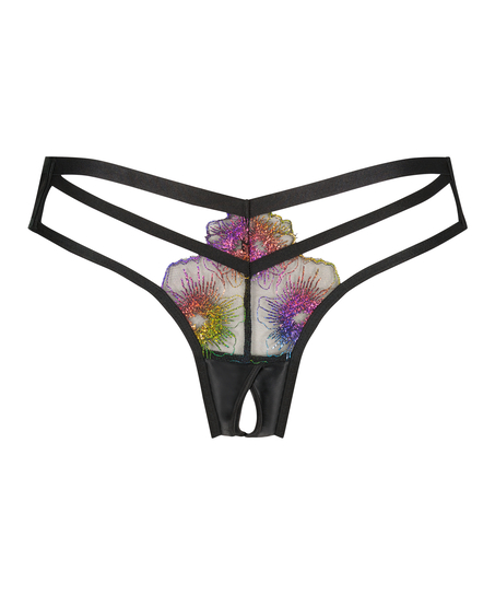 Alex Pride Open Crotch Brazilian, Black