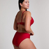 Luna Bikini Top, Red