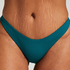 Eclipse High-Leg Bikini Bottoms, Green