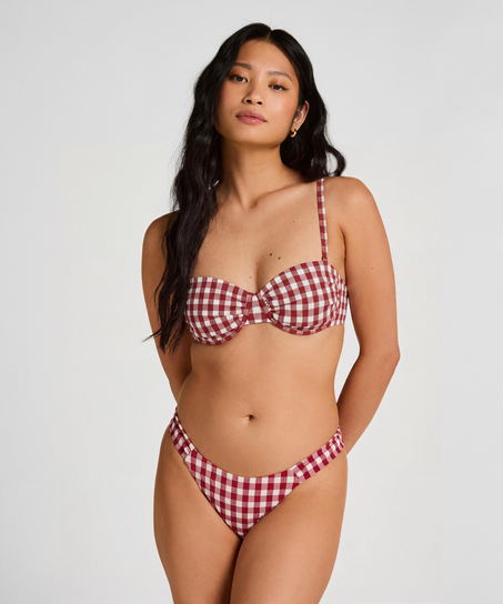 Padded Underwired Bikini Top Amalfi, Red