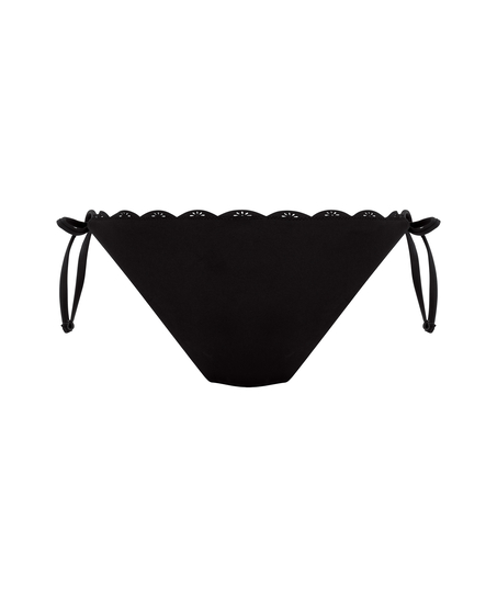 Scallop Floral Cheeky, Black