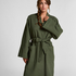 Waffle Bathrobe, Green