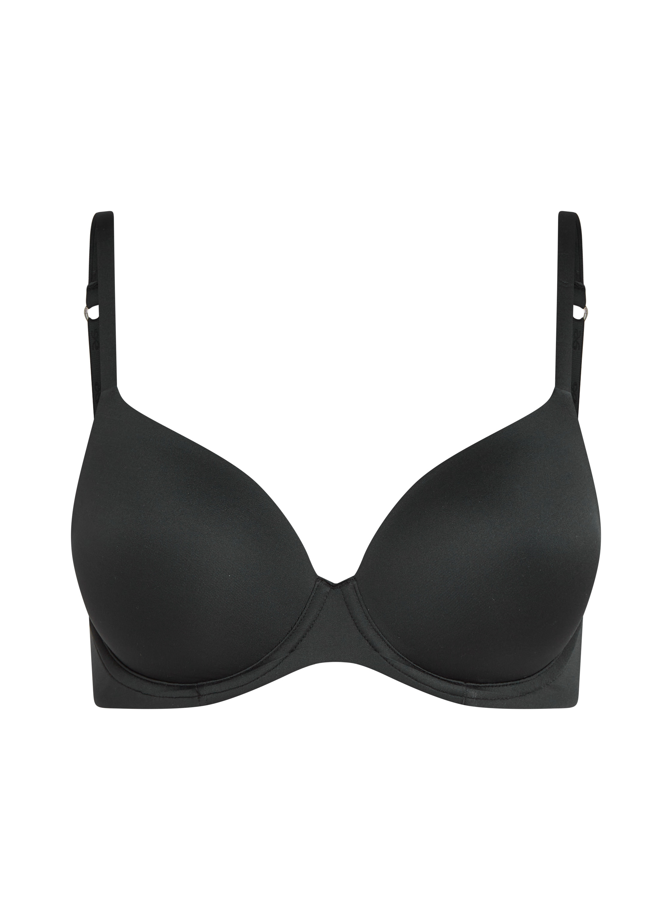 Super Soft Padded Underwired Bra, Black, main