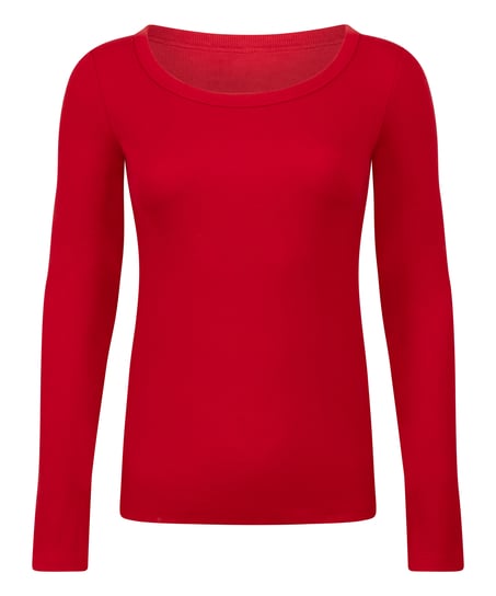 Cotton Pyjama Top, Red