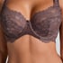 Daisy Non-Padded Underwired Bra, Brown