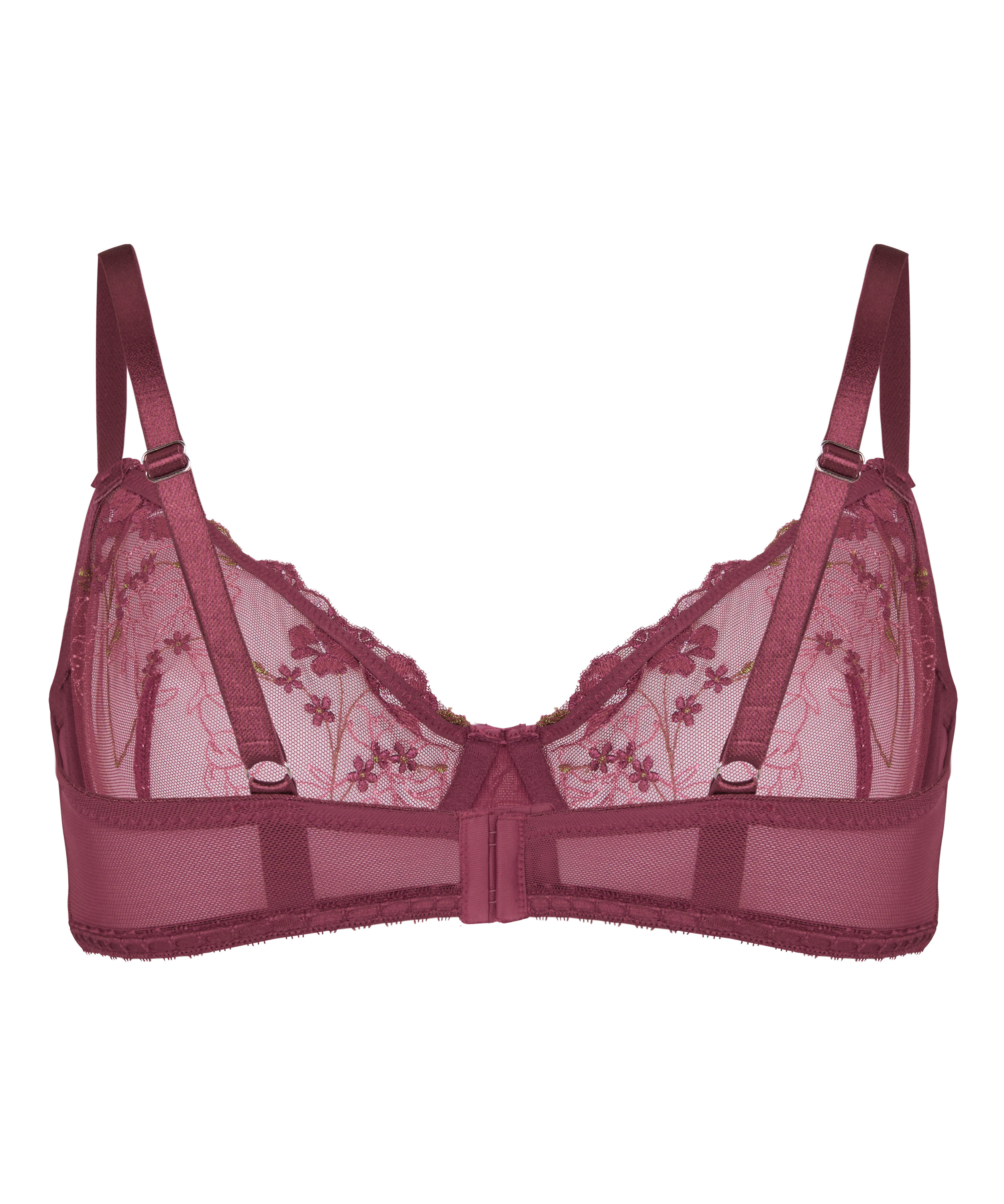 Peonie Non-Padded Underwired Bra, Purple, main