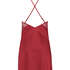 Kimmy Satin Slip Dress, Red