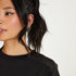 HKMX Crop Top Mesh, Black