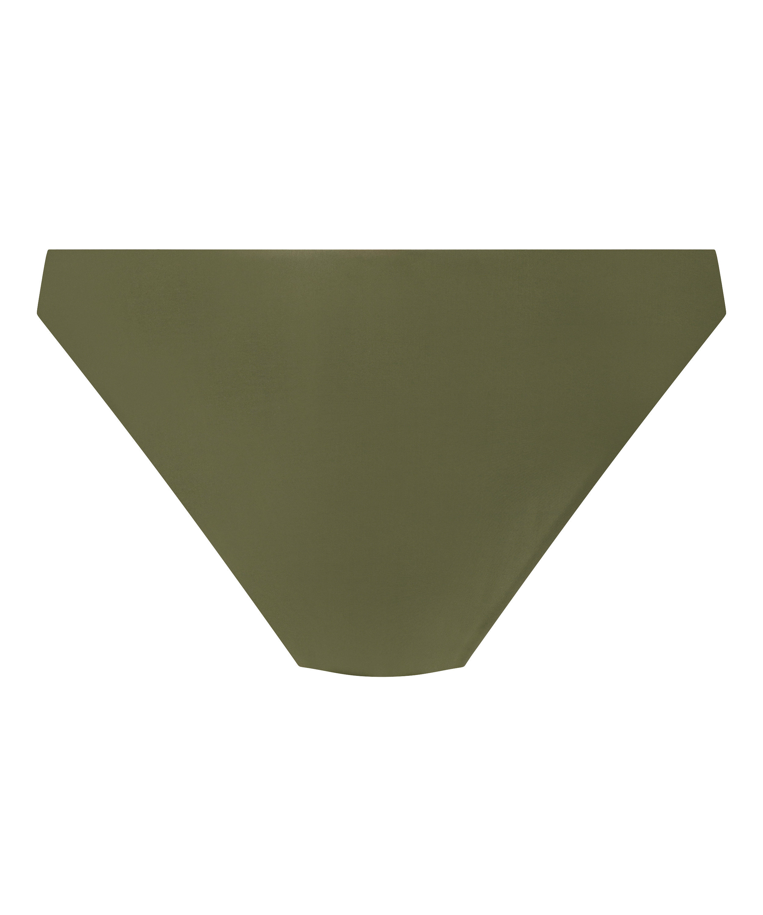 Luna High-Leg Bikini Bottoms, Green, main