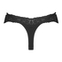 Elliena Extra Low V Thong, Black