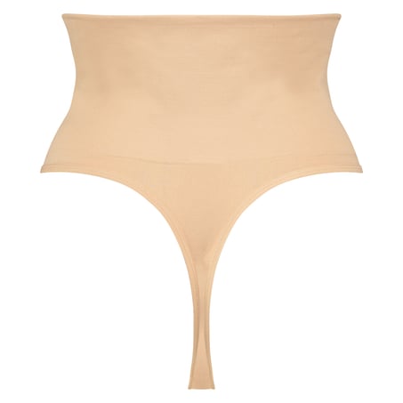 Firming high figure-control thong, Beige