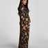Pants Woven Print, Black