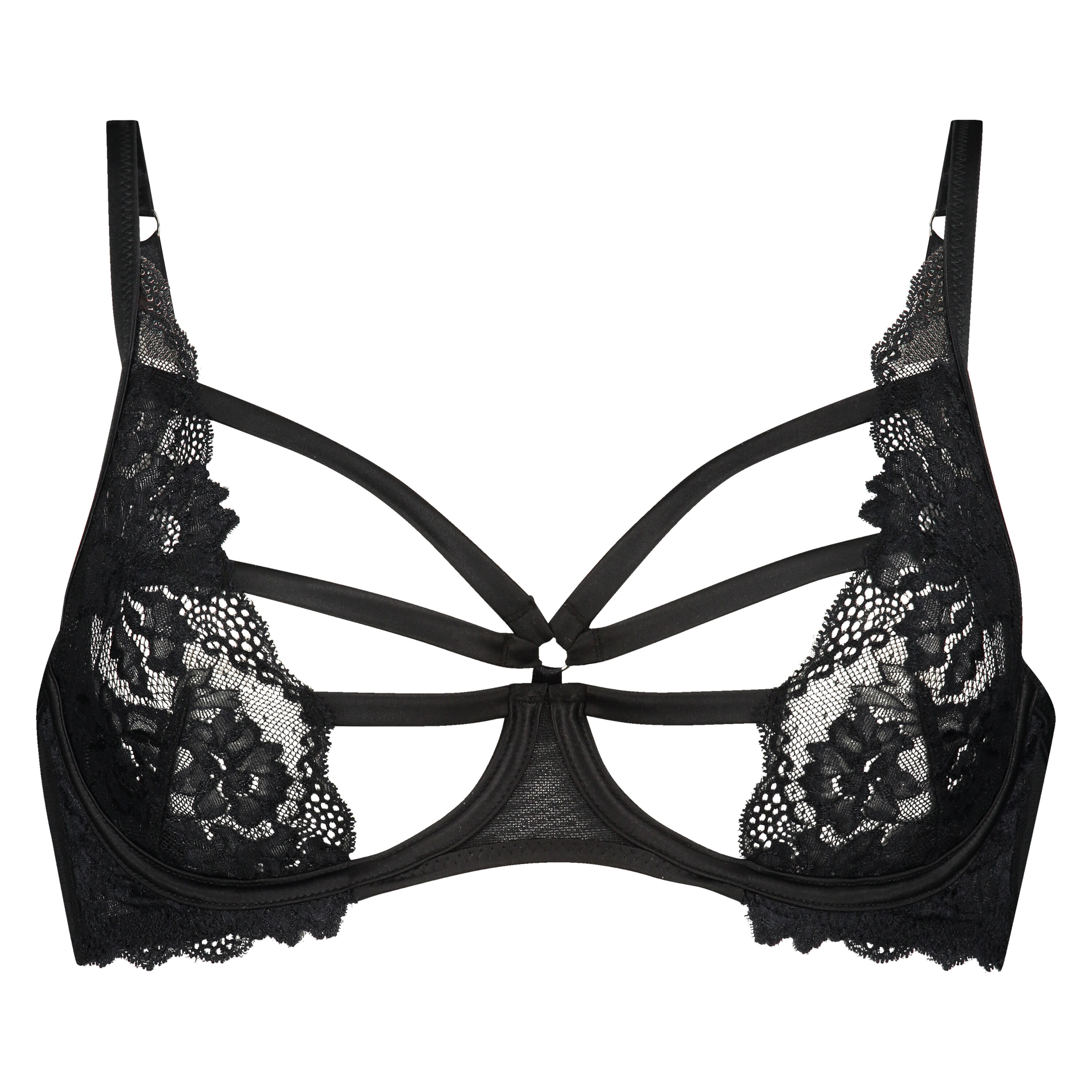 Sosha Non-Padded Underwired Bra, Black