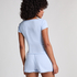 Pointelle Top, Blue