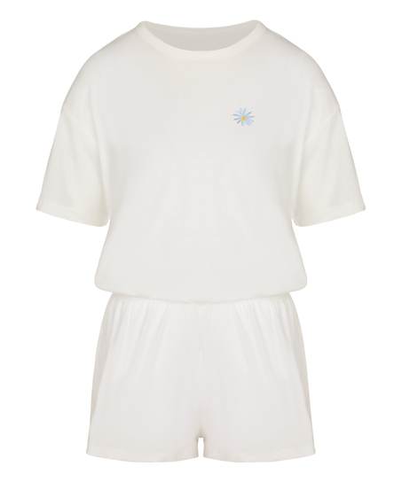 Pyjamaset Cotton, White