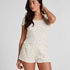 Daisy Pyjama Short, White