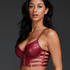 Vicky padded underwired push-up bra, Red