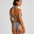 Highleg Bikini Bottom Leopard, Black