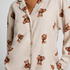 Jacket Flannel Twill Bear, Beige